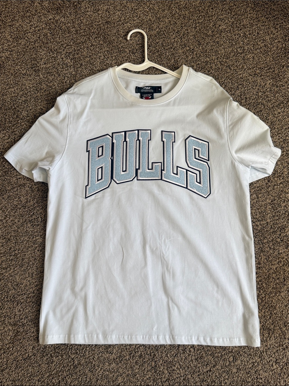 BULLS Arch Logo White Short-Sleeve Tee